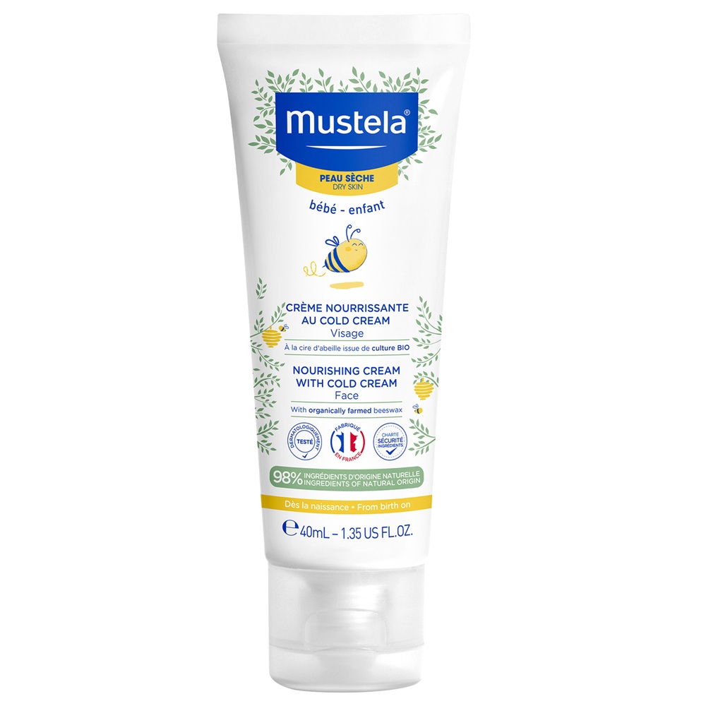 Crema nutritiva cu Cold Cream pentru ingrijirea zilnica a fetei, 40 ml, Mustela