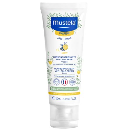 Crema nutritiva cu Cold Cream pentru ingrijirea zilnica a fetei, 40 ml, Mustela