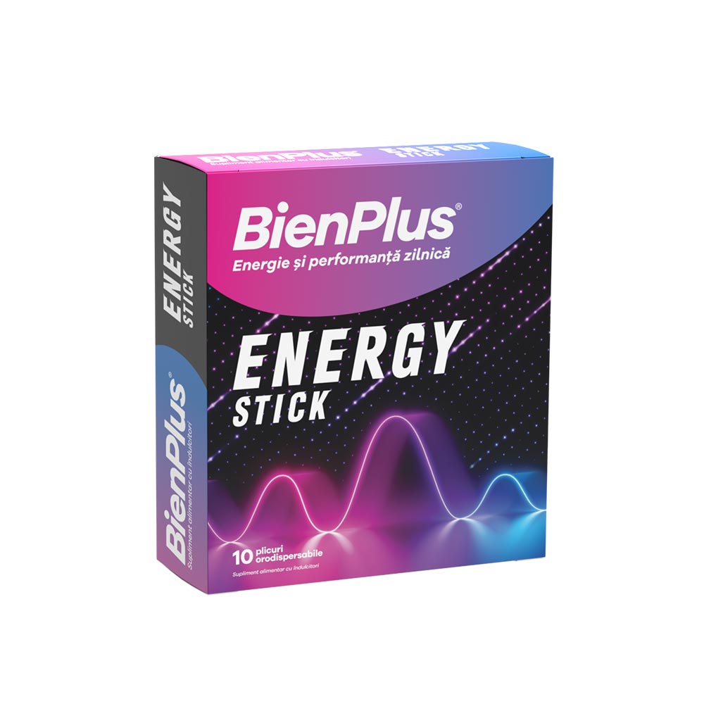 BienPlus Energy Stick, 10 plicuri orodispersabile, Fiterman