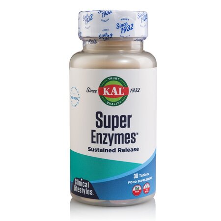 Enzime digestive Super Enzymes Kal, 30 tablete