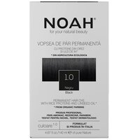 Vopsea de par naturala Nuanta Negru 1.0, 140 ml, Noah