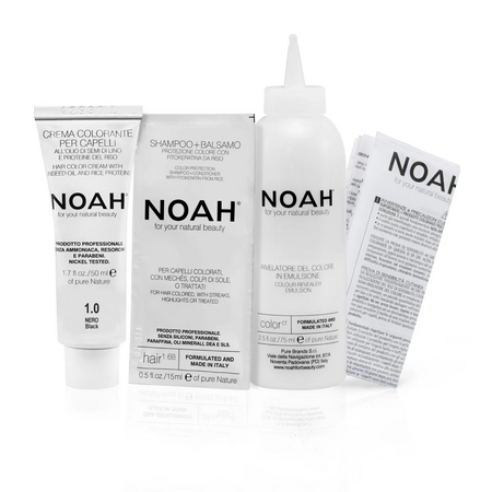 Vopsea de par saten 4.0, 140 ml, Noah 665686