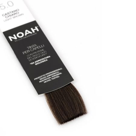 Vopsea de par permanenta, Saten deschis 5.0, 140 ml, Noah 665711