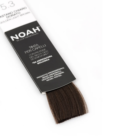 Vopsea de par permanenta Nuanta Saten Auriu Deschis 5.3, 140 ml, Noah 665708