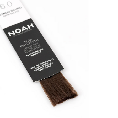 Vopsea de par naturala, Blond inchis 6.0, 140 ml, Noah 665684