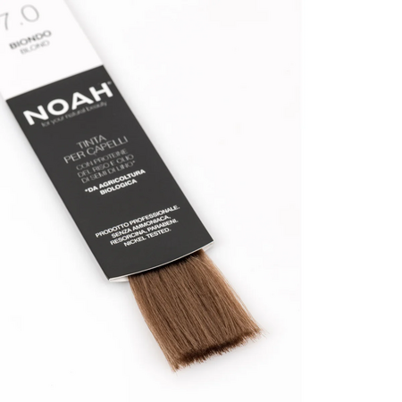 Vopsea de par naturala, Blond, 7.0, 140 ml, Noah 665702