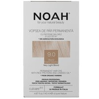 Vopsea de par permanenta, Blond foarte deschis, 9.0, 140 ml, Noah