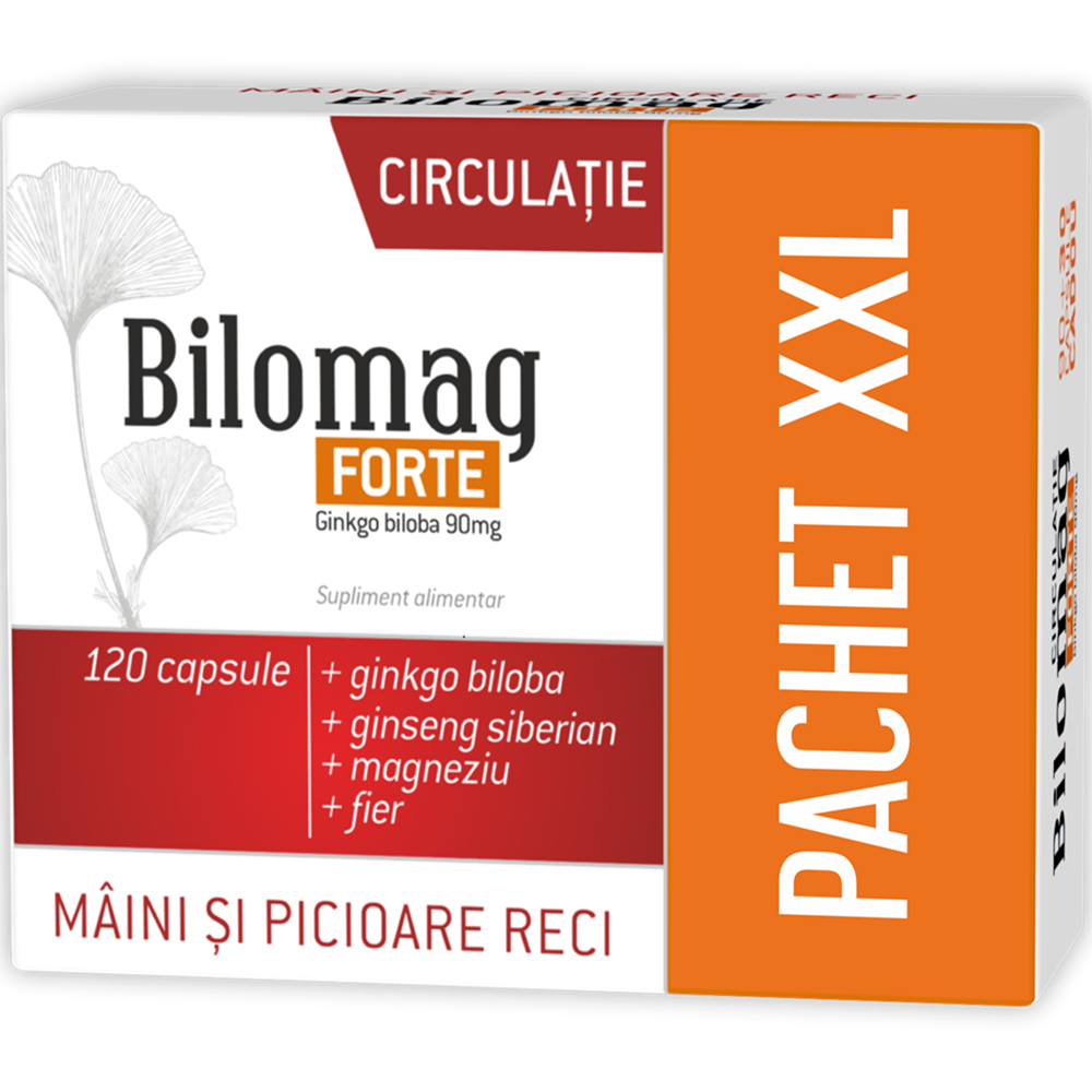 Bilomag forte Circulatie, 120 capsule, Zdrovit