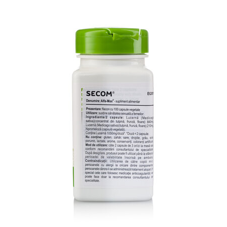 Alfa-Max Nature's Way, 100 capsule, Secom 723578