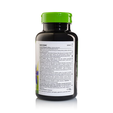 Borage Oil Nature's Way, 1300mg, 60 capsule gelatinoase, Secom 737762