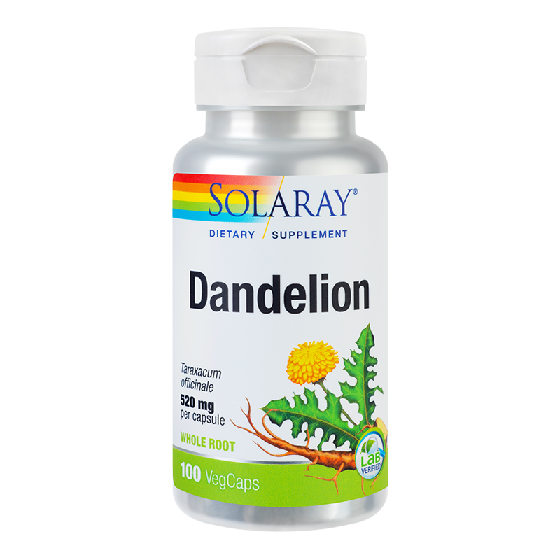 Dandelion (Papadie) 520 mg Solaray, 100 capsule, Secom