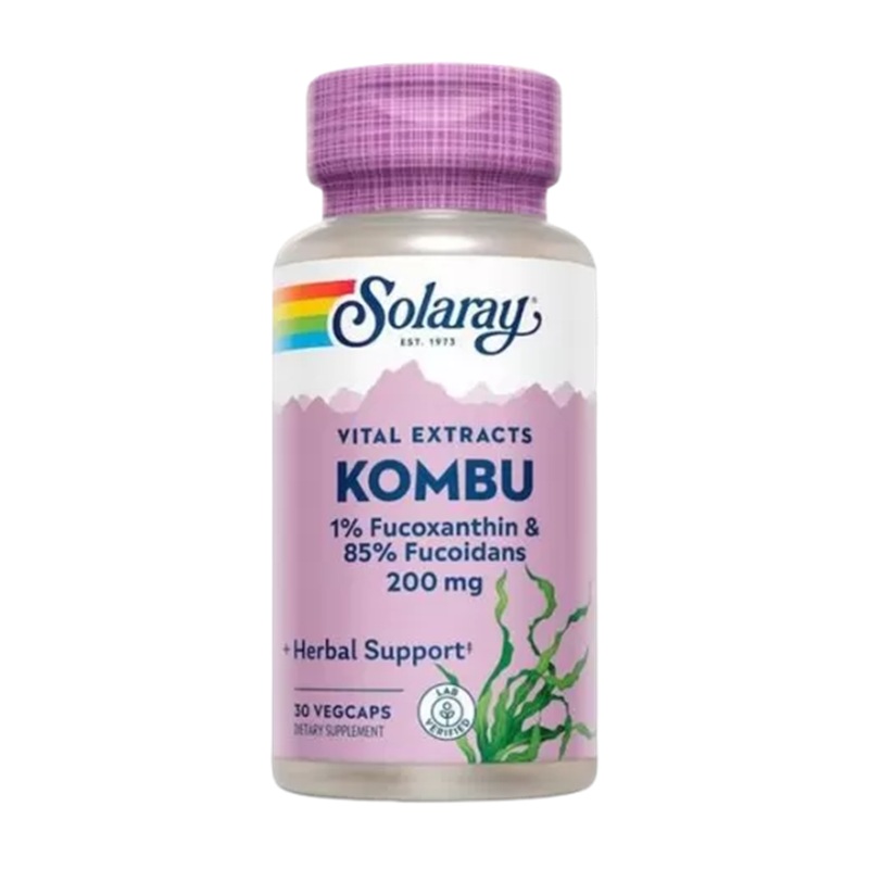 Kombu Fucoxanthin Solaray, 30 capsule, Secom