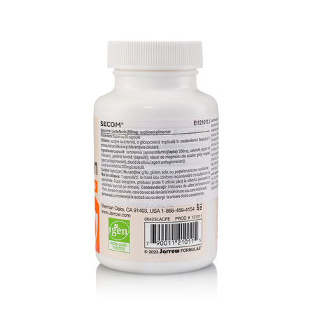 Lactoferrin Jarrow Formulas, 250 mg, 60 capsule, Secom 725599