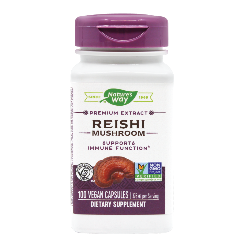 Reishi Natures Way, 100 capsule, Secom