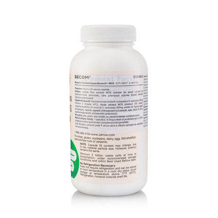 Saccharomyces Boulardii Mos Jarrow Formulas, 90 capsule, Secom 727350