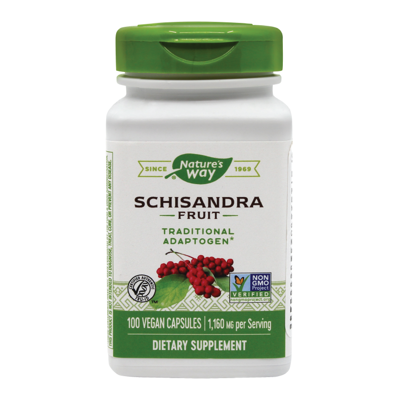 Schizandra Fruit Natures Way, 100 capsule, Secom