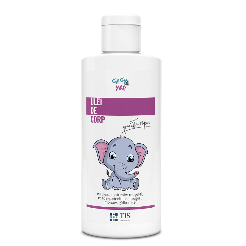 Ulei de corp pentru copii Baby 4 You, 100 ml, Tis Farmaceutic