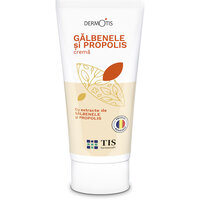 Crema cu galbenele si propolis DermoTis, 50 ml, Tis Farmaceutic