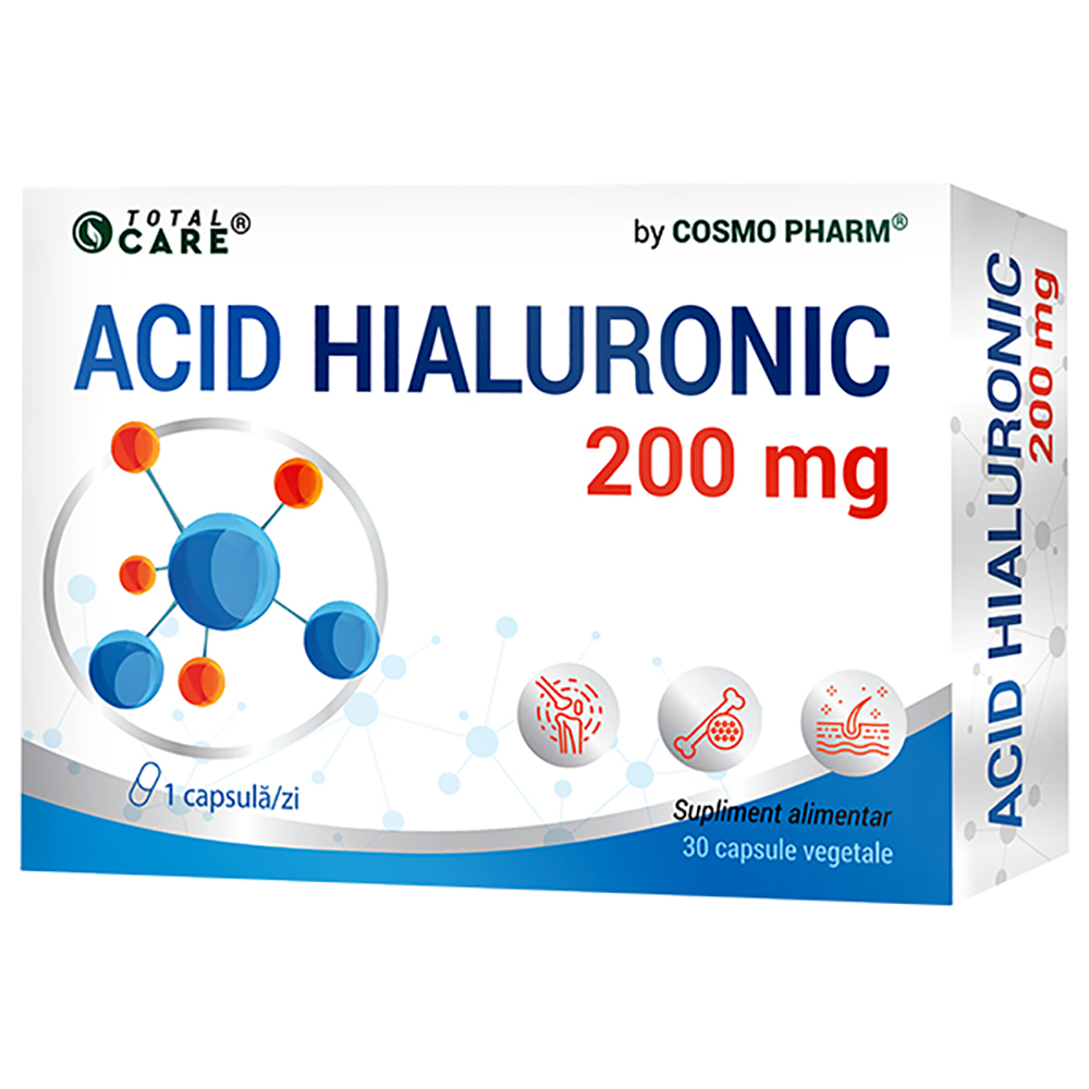 Acid Hialuronic, 200 mg, 30 capsule, Cosmo Pharm