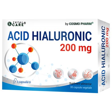 Acid Hialuronic, 200 mg, 30 capsule, Cosmo Pharm