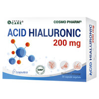 Acid Hialuronic, 200 mg, 30 capsule vegetale, Cosmo Pharm