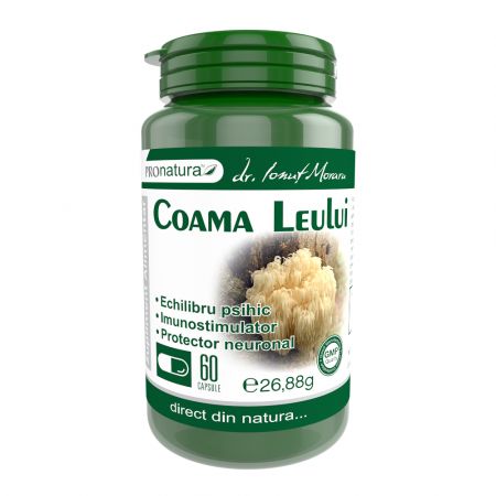 Coama Leului, 60 capsule, Pro Natura