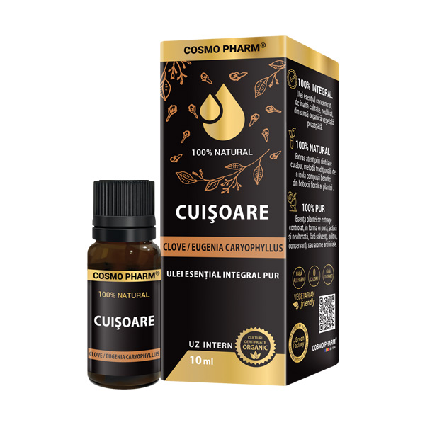 Ulei esential de cuisoare, 10 ml, Cosmo Pharm