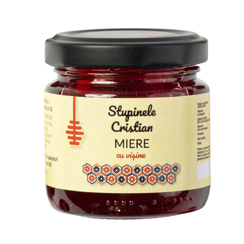 Miere cu visine, 120 g, Stupinele Cristian