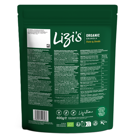 Granola cu nuci si seminte, 400 g, Lizi's 726426