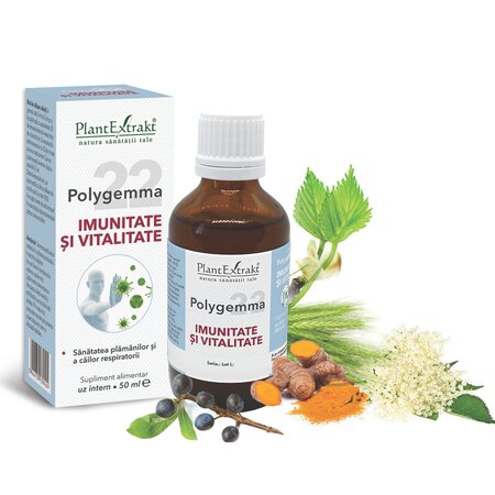 Polygemma 22 Imunitate si Vitalitate, 50 ml, Plant Extrakt 731850