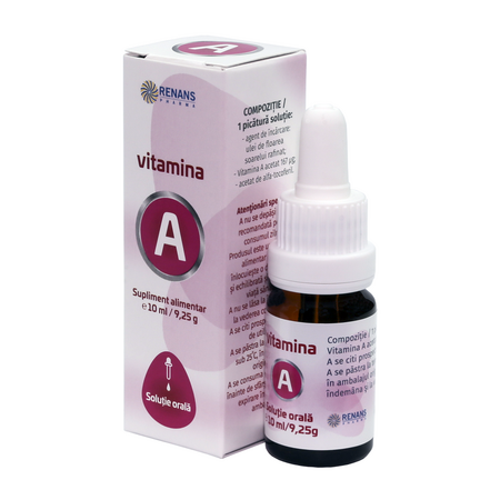 Solutie orala Vitamina A, 10 ml, Renans