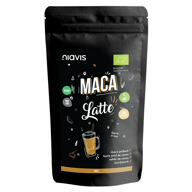 Maca latte pulbere eco, 150 g, Niavis