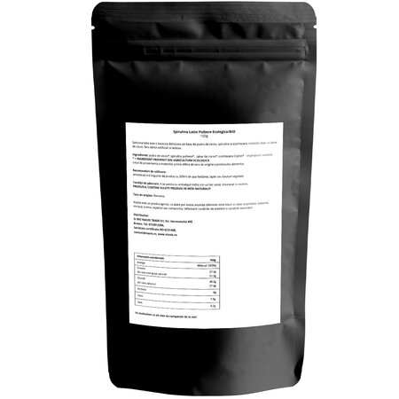 Spirulina latte pulbere eco, 150 g, Niavis 601667