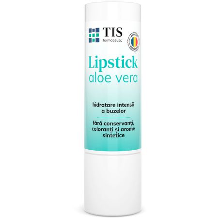 Lipstick cu Aloe Vera, 4 g, Tis Farmaceutic
