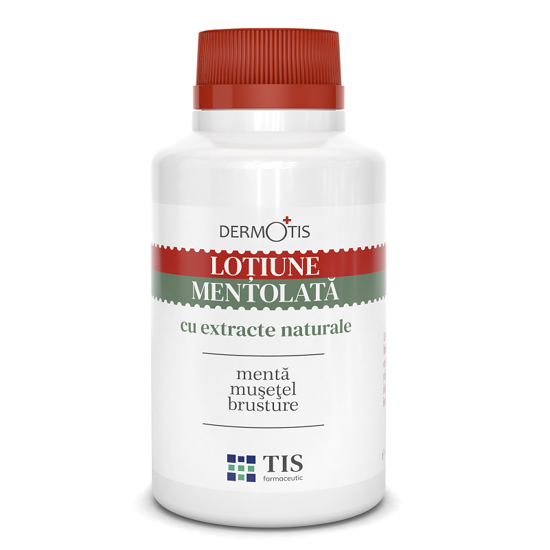 Lotiune mentolata cu extracte naturale Dermotis, 100 ml, Tis Farmaceutic