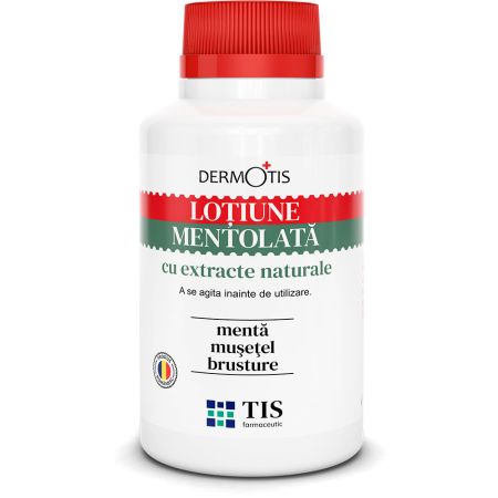 Lotiune mentolata cu extracte naturale Dermotis, 100 ml, Tis Farmaceutic