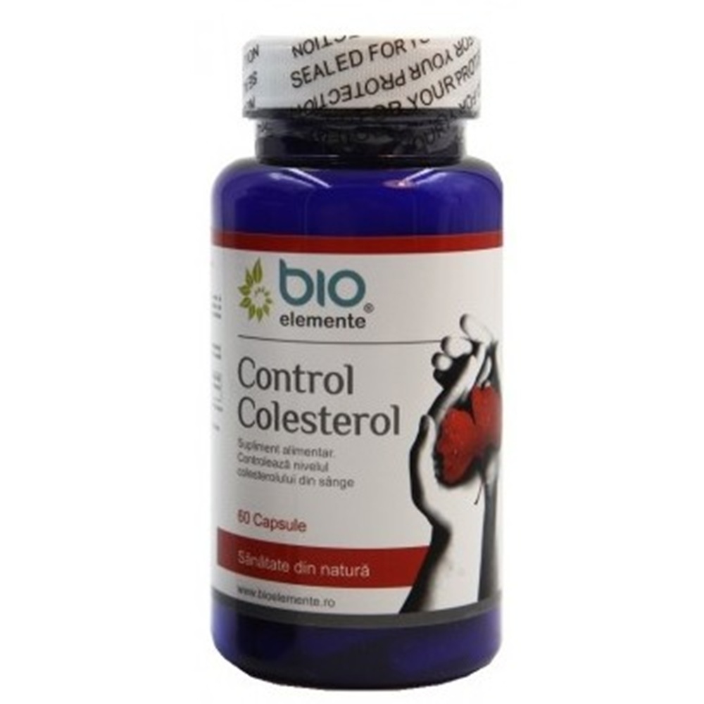 Control Colesterol, 60 capsule, Bio Elemente