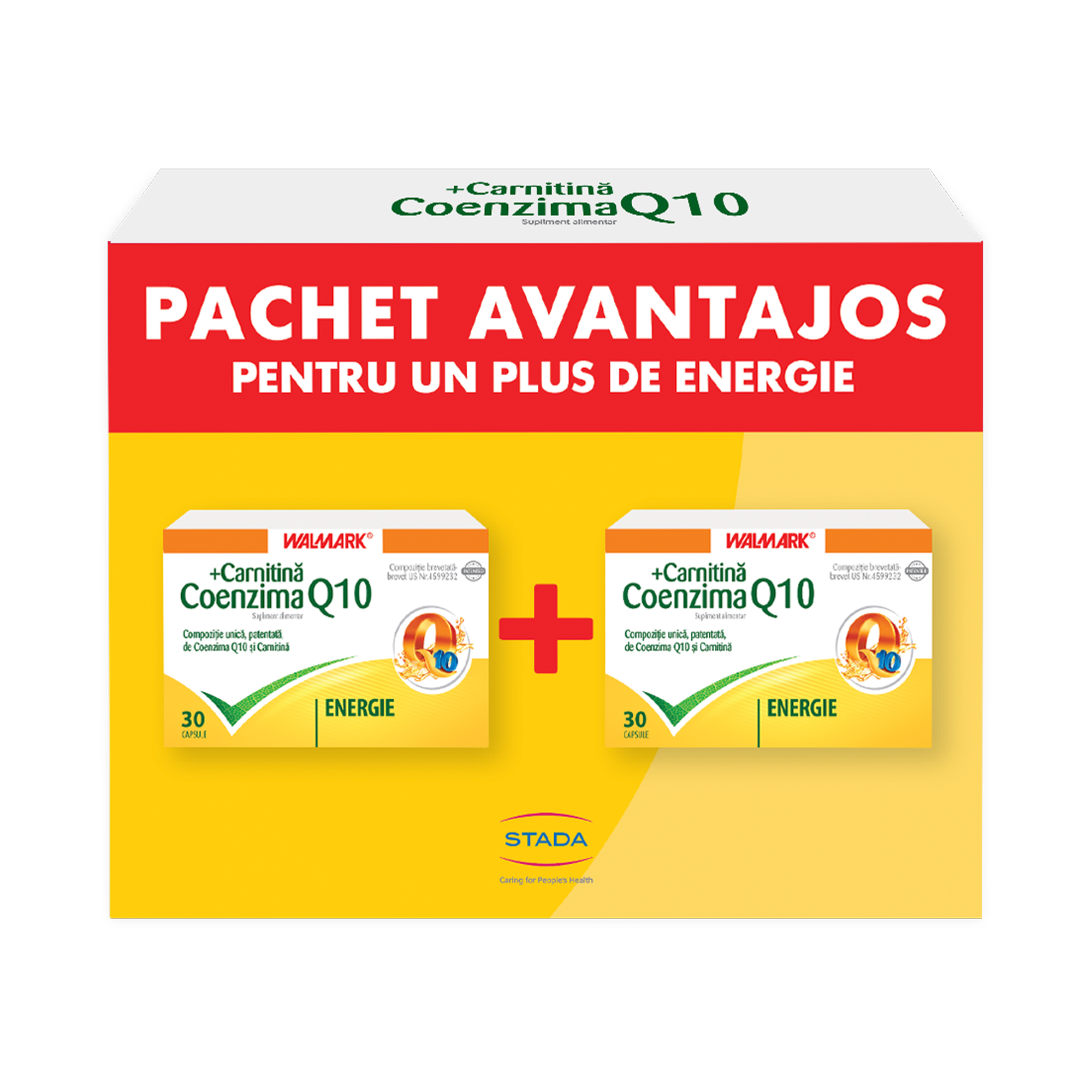 Pachet Coenzima Q10 + Carnitina, 30 + 30 capsule, Walmark