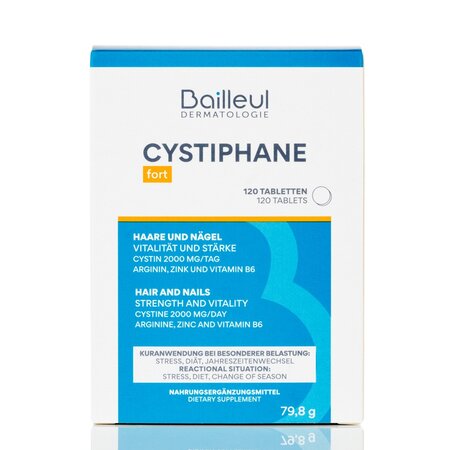 Cystiphane pentru par si unghii, 120 comprimate, Bailleul 711454