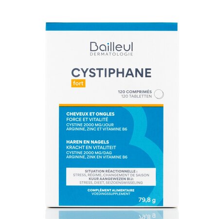 Cystiphane pentru par si unghii, 120 comprimate, Bailleul 711452