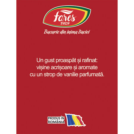 Ceai visine si vanilie, 20 plicuri, Fares 604257