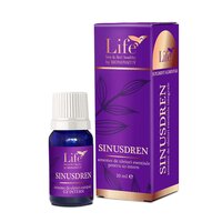 Amestec de uleiuri esentiale pentru uz intern Sinusdren Life, 10 ml, Bionovativ
