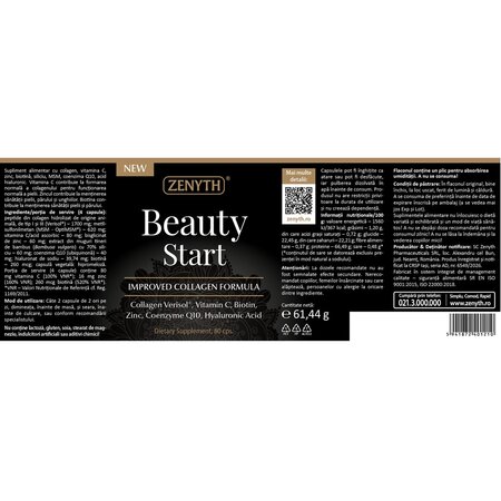 Beauty Start, 80 capsule, Zenyth 733960