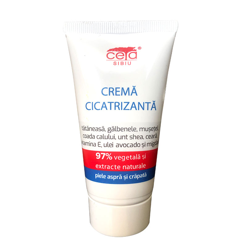 Crema cicatrizanta pentru piele aspra si crapata, 50 ml, Ceta Sibiu