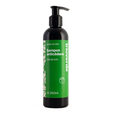 Sampon anticadere cu ulei de ricin, 250 ml, Trio Verde