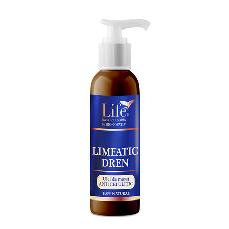Ulei de masaj anticelulitic Limfatic-dren, 200 ml, Bionovativ 