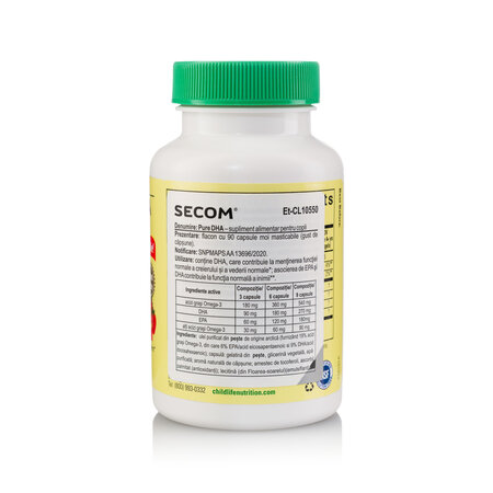 Pure DHA Childlife Essentials, 90 capsule, Secom 727223