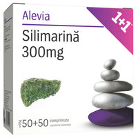 Pachet Silimarina 300 mg, 50+50 comprimate, Alevia
