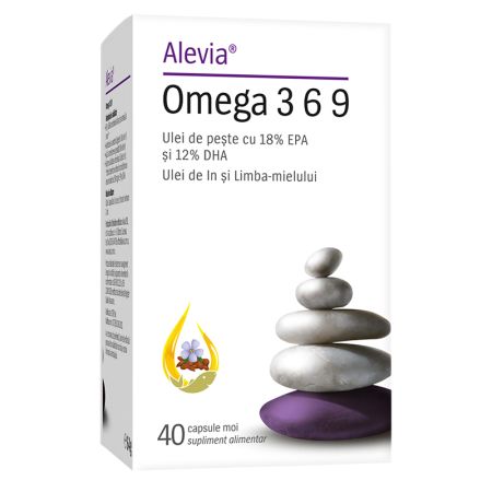 Omega 3 6 9, 40 comprimate, Alevia
