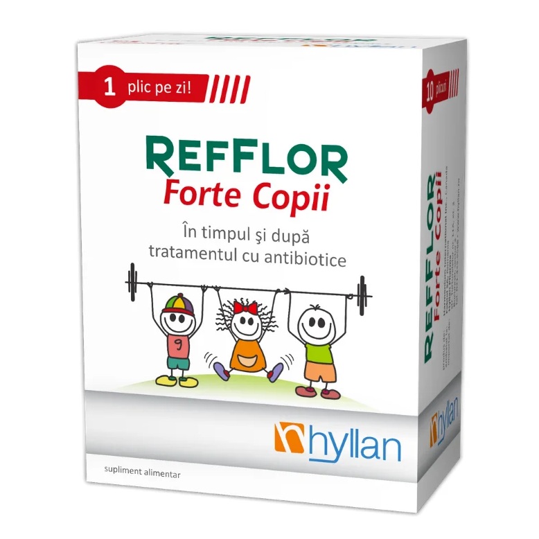 Refflor Forte copii, 10 plicuri, Hyllan